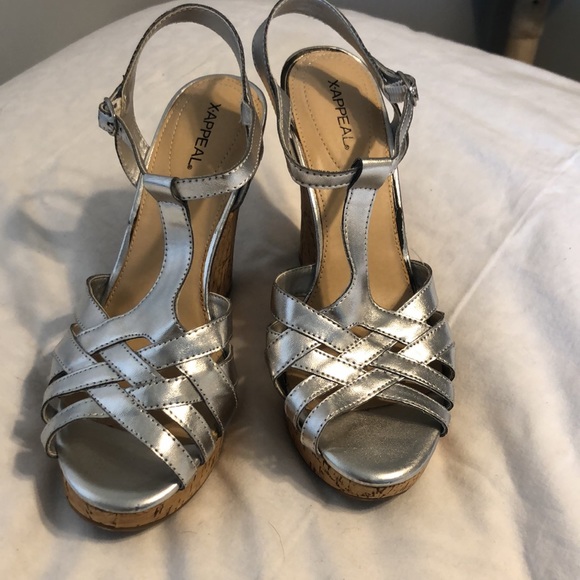 Silver wedges X appeal size 8 - Picture 2 of 8